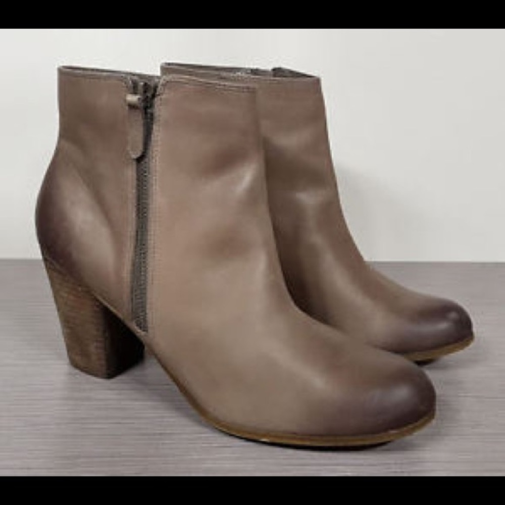 brown ankle booties
